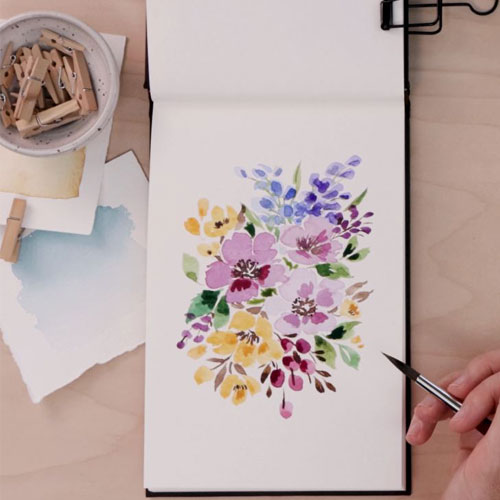 Intro to Watercolors with Shayda Campbell